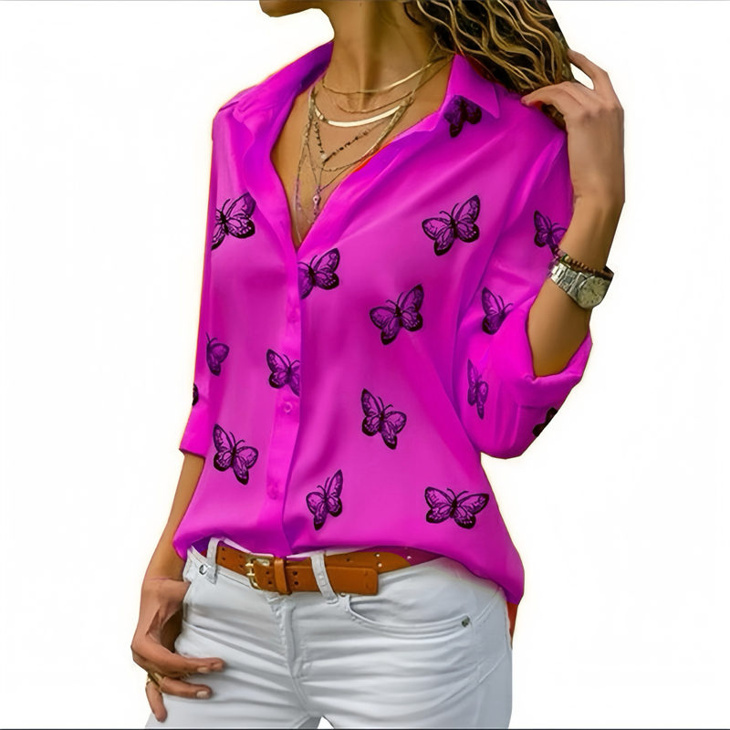 Beach Shirt Hawaiian - 女性用長袖シャツ,ビーチウェア,ソフト生地,アウトドアバケーション,新しいファッション,9色,2024