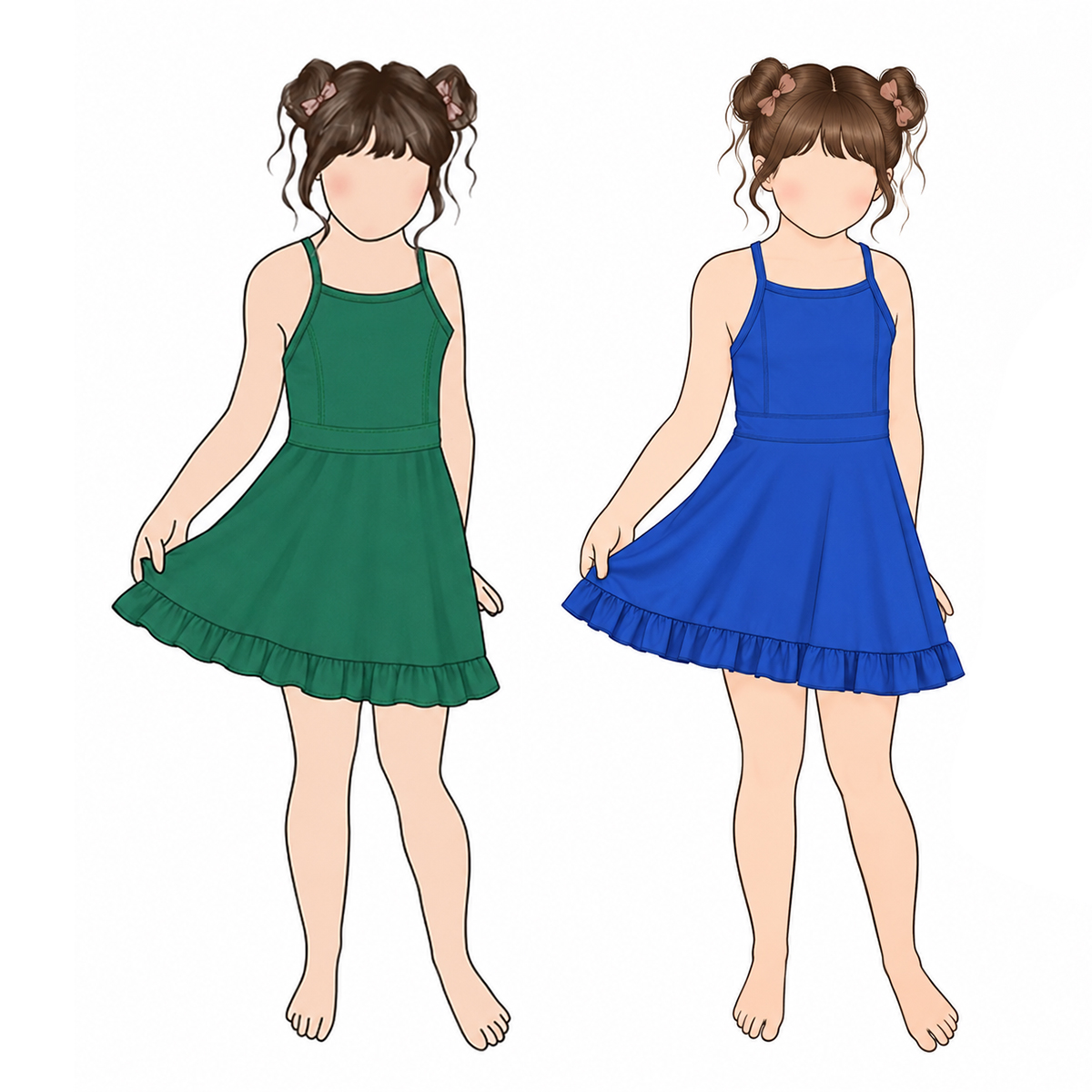 Summer Clothing Boutiques - キッズデザイナー服 新ファッション ガールズアクティブウェア アスレチックドレス ブティック ベビーガールズ