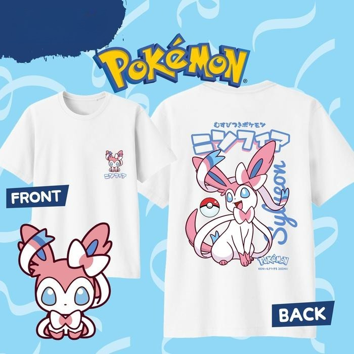 Summer Clothing Men 2025 - 2025 夏ポケモンアニメシルベオン 100% 純粋な綿プリント Tシャツ男性原宿ルーズカジュアル多用途半袖ルーズ Y2k