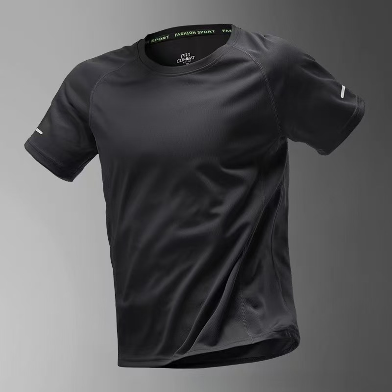 Summer Clothing Men 2025 - 速乾Tシャツ メンズ 2025 夏 メッシュ スポーツ