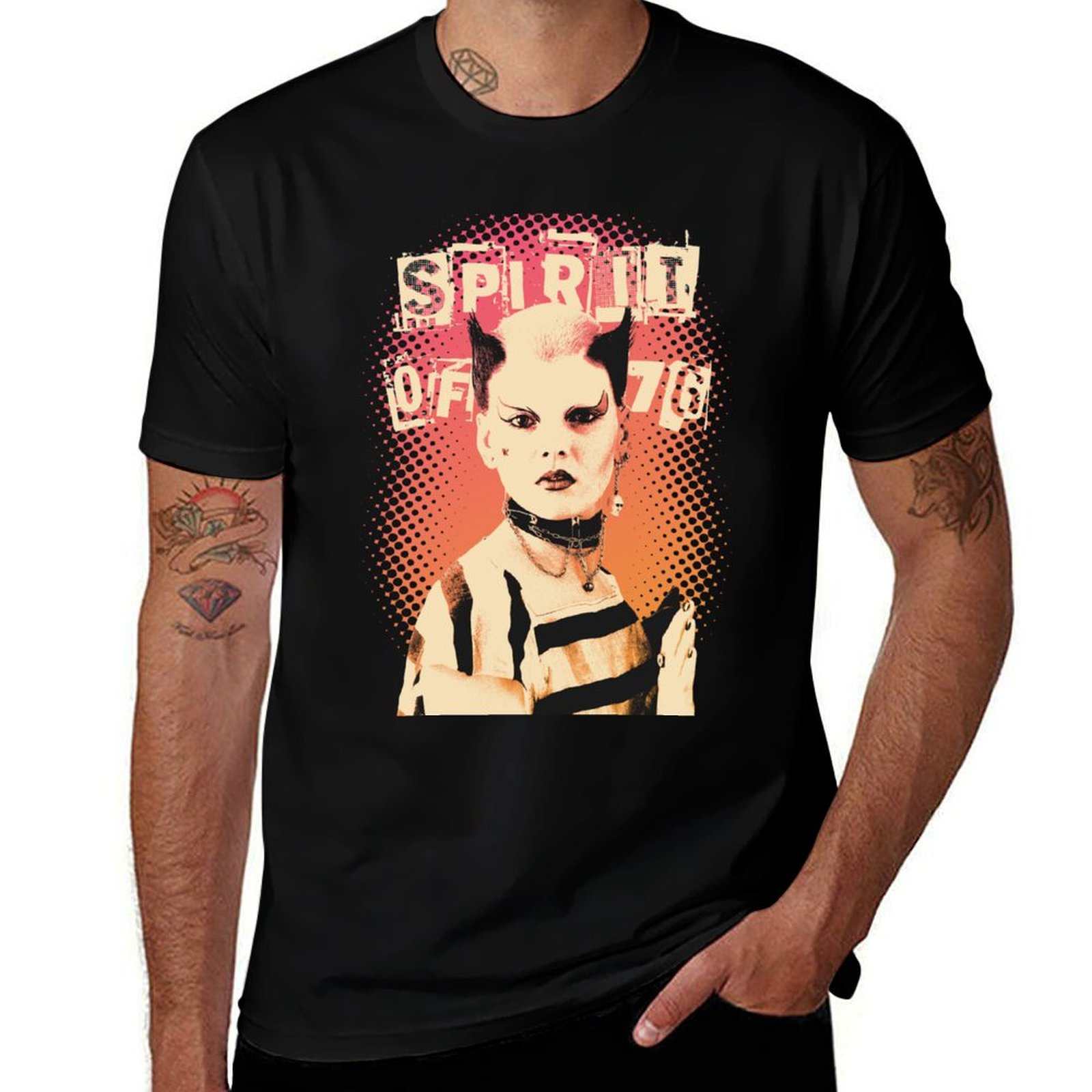 Summer Clothing Uk Men - Soo キャットウーマン英国パンクロック Tシャツ夏服 Tシャツ男美的衣類プラスサイズ男性グラフィック tシャツ