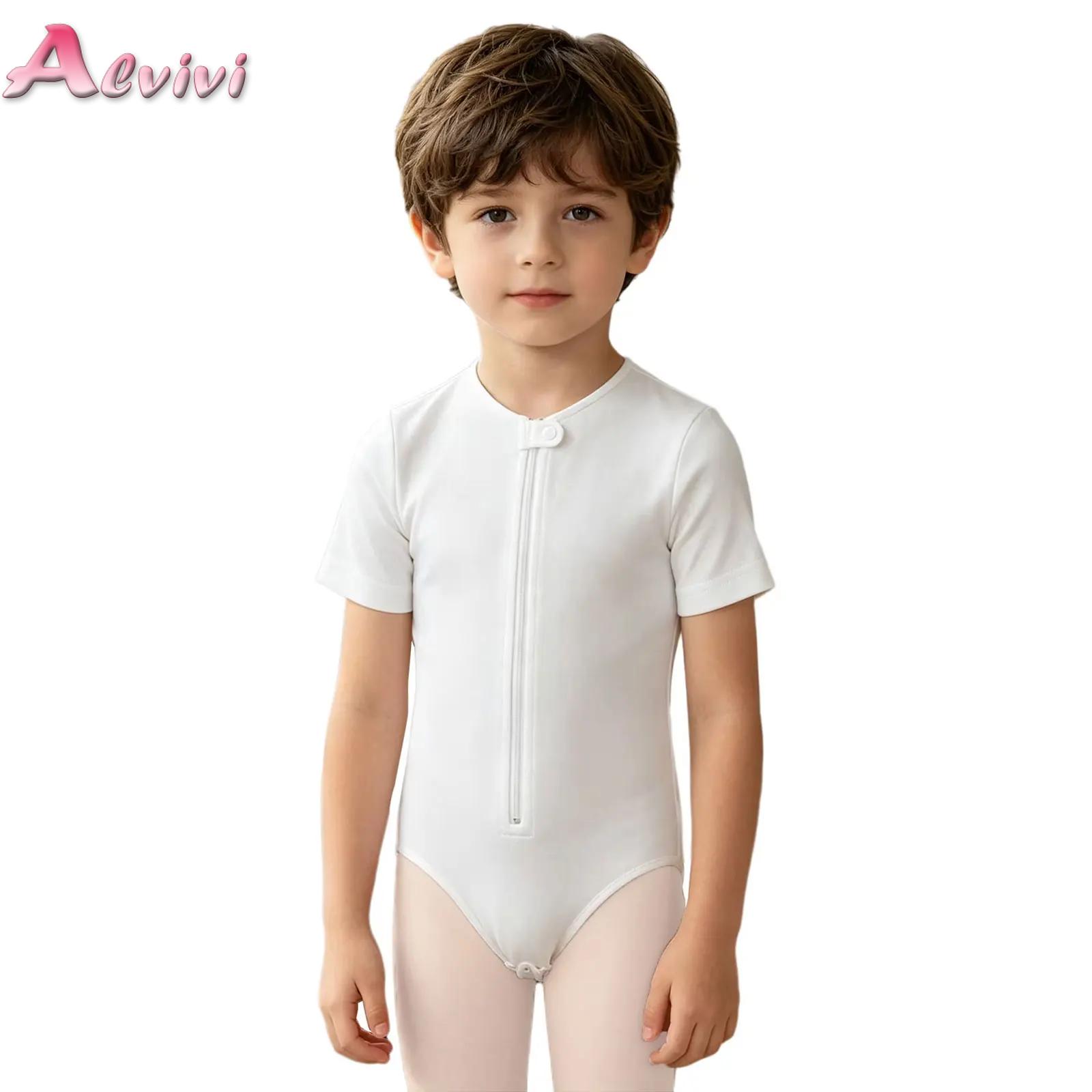 Summer Clothing Needs - キッズボーイズガール特別ニーズアダプティブボディスーツ半袖ジッパープレスボタン股部レオタードパジャマプレイウェア日常着