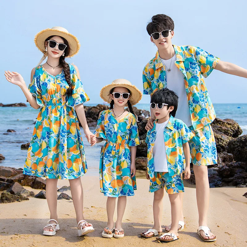 母と娘のための家族のマッチング服,休暇のエリア,カップルのス - Summer Clothing Looks のレビューと価格