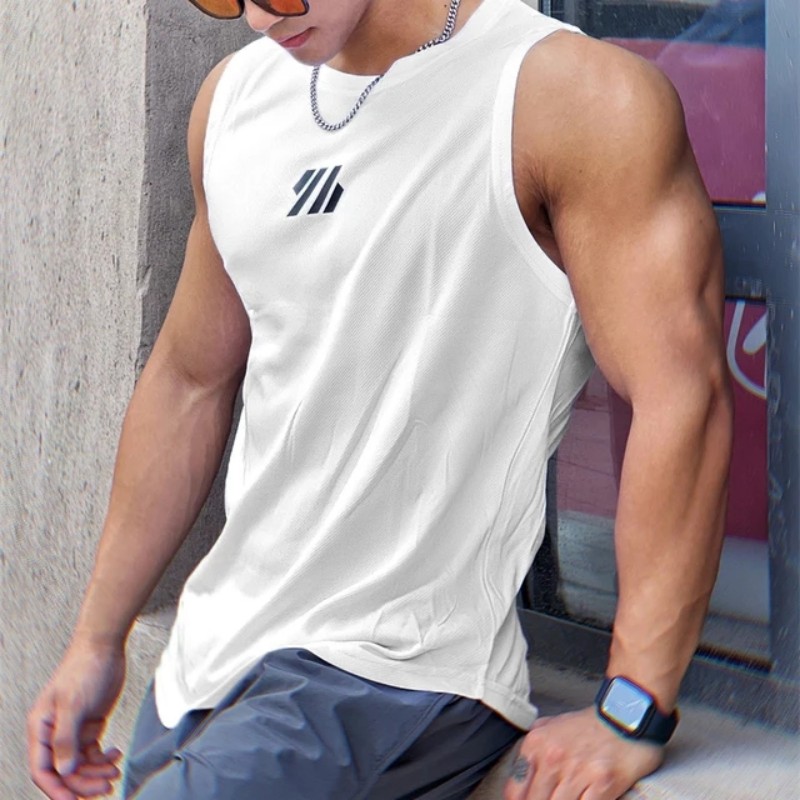 2025年最新夏用ジムベスト 高品質メッシュシャツ ノースリ - Summer Clothing Men 2025 のレビューと価格