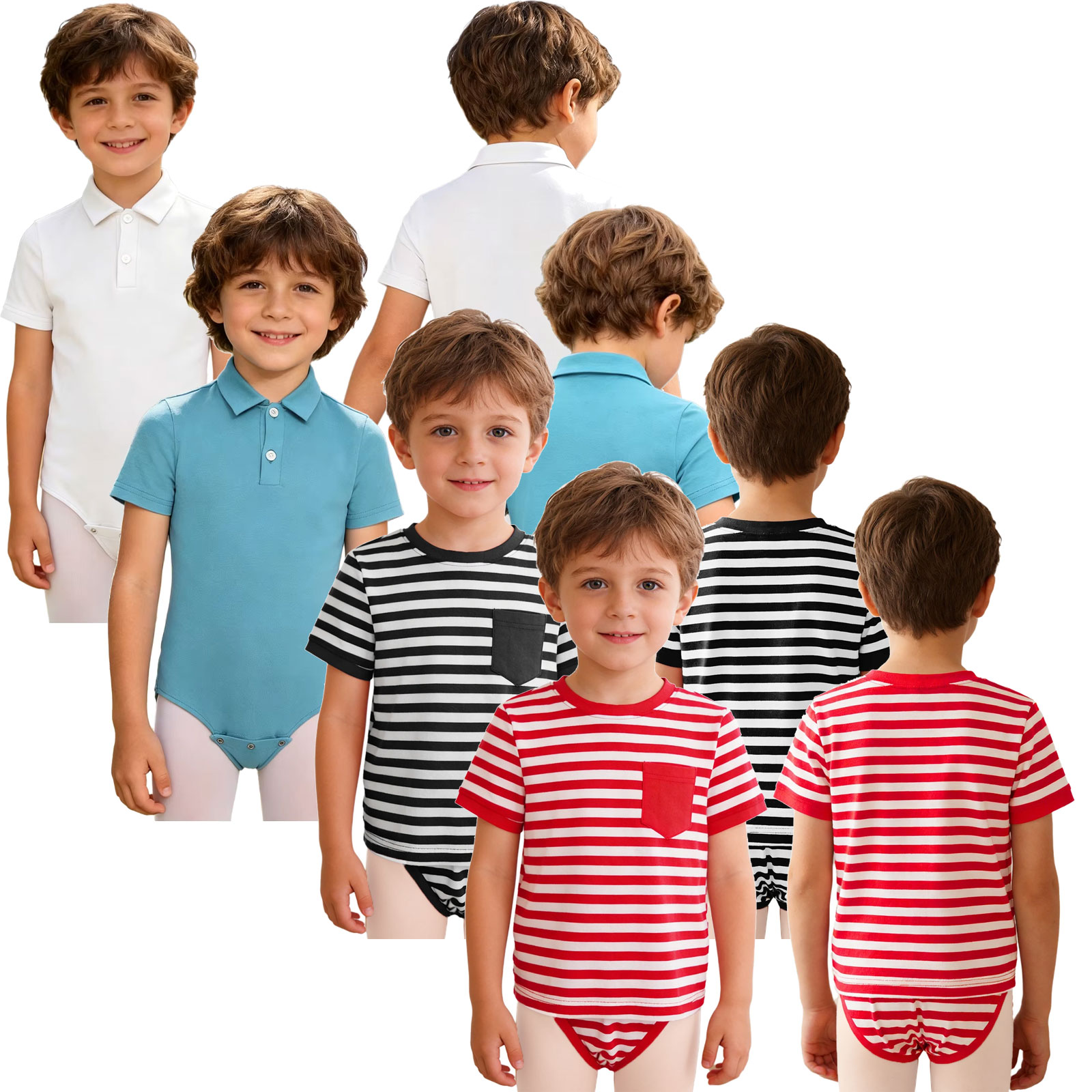 子供用特別ニーズ対応アダプティブレオタード服 半袖 2-in - Summer Clothing Needs のレビューと価格