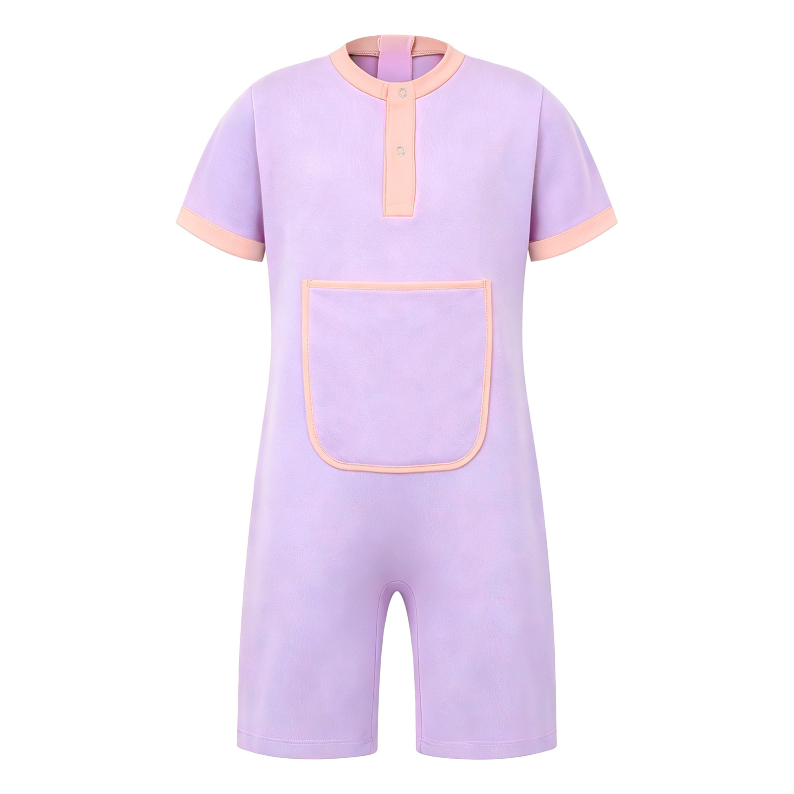 子供用特別支援服、男女兼用、半袖ボディスーツ、プレスボタン式 - Summer Clothing Needs のレビューと価格