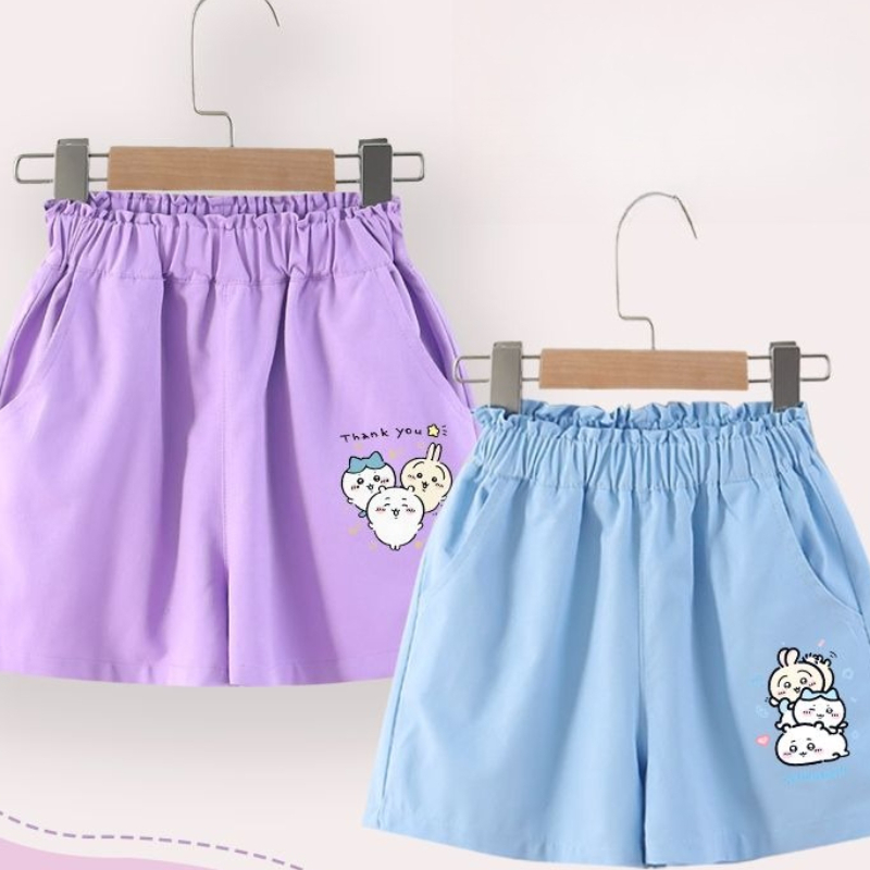 アニメ漫画かわいいちいかわ子供服ショートパンツ夏用バドウエス - Summer Clothing Looks のレビューと価格