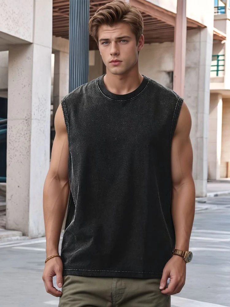2025年夏新作 メンズ ウォッシュドコットン タンクトップ - Summer Clothing Men 2025 のレビューと価格