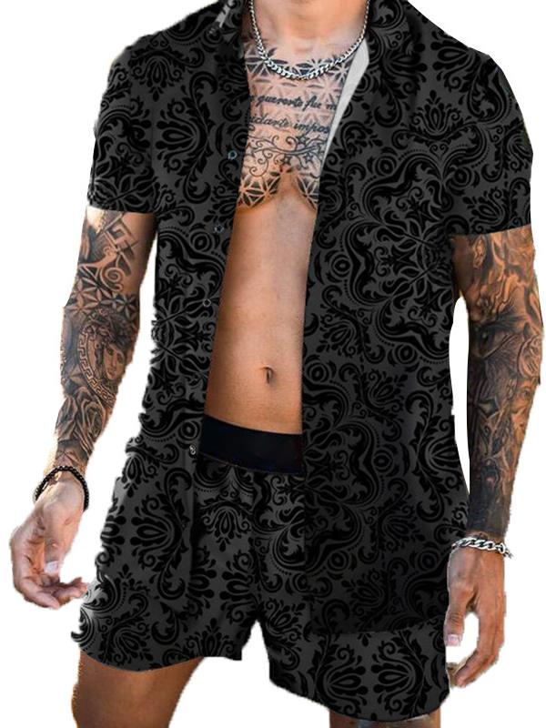 2026年新作 メンズ ハワイアンビーチプリント 半袖シャツ - Beach Shirt Hawaiian のレビューと価格