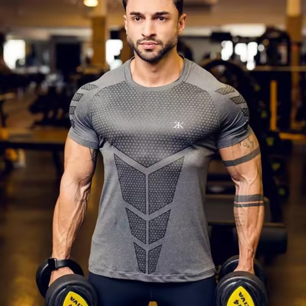 2025 男性ランニングスポーツ Tシャツトレーニング速乾タ - Summer Clothing Men 2025 のレビューと価格