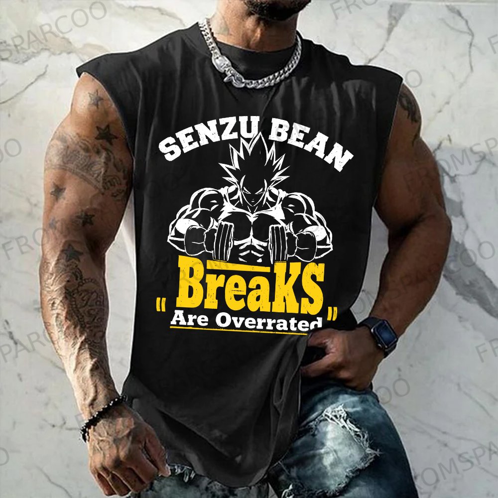 ドラゴンボールアニメ悟空柄プリント純綿タンクトップ2025ジ - Summer Clothing Men 2025 のレビューと価格