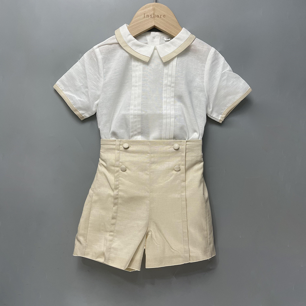 子供のブティック服,スペイン語の衣装,綿とリネン,半袖,通気 - Summer Clothing Boutiques のレビューと価格