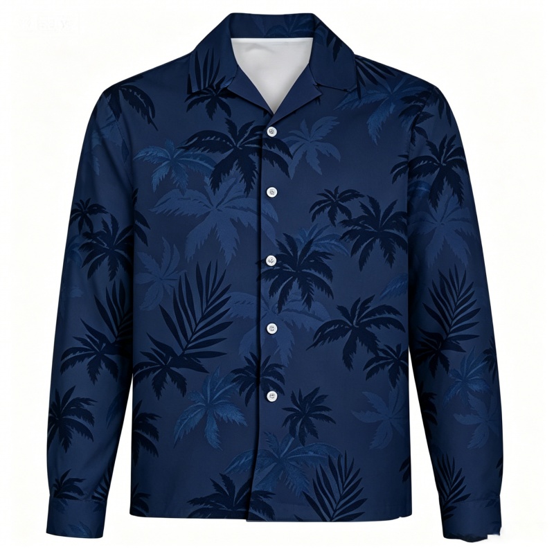 メンズビーチバケーション長袖ハワイアントップストロピカルココ - Beach Shirt Hawaiian のレビューと価格