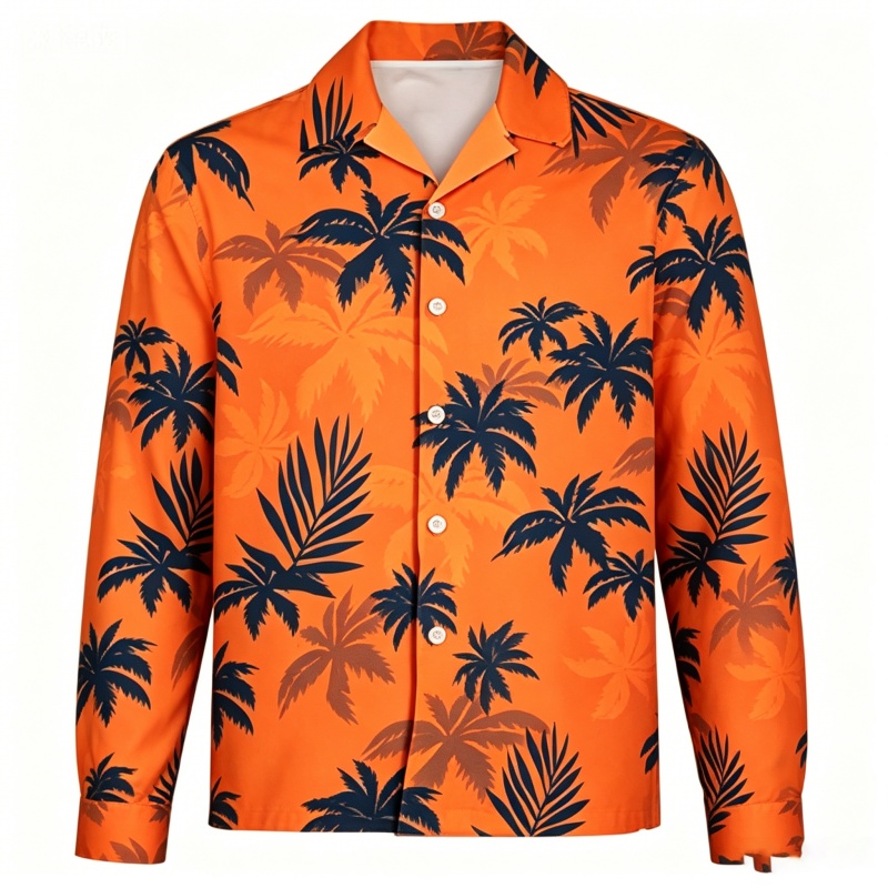 メンズビーチバケーション長袖ハワイアントップストロピカルココ - Beach Shirt Hawaiian のレビューと価格