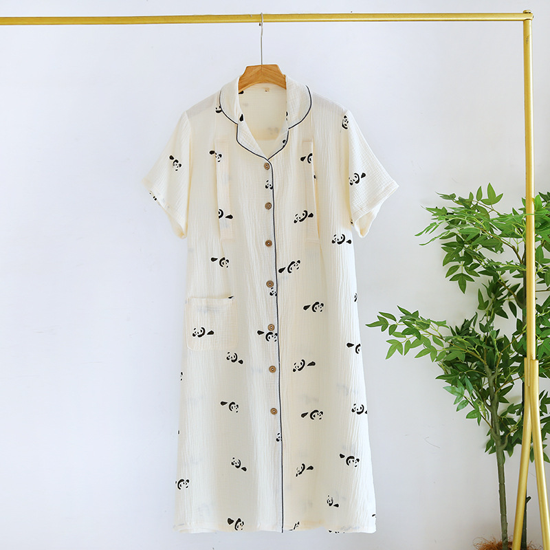 妊娠中の女性のための純綿のネグリジェ,母乳育児服,半袖,上質 - Summer Clothing Colors のレビューと価格