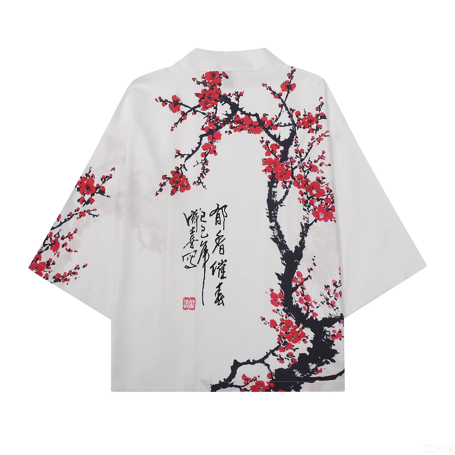 夏の女性のフラワープリント着物男性ファッションビーチアロハシ - Beach Shirt Hawaiian のレビューと価格