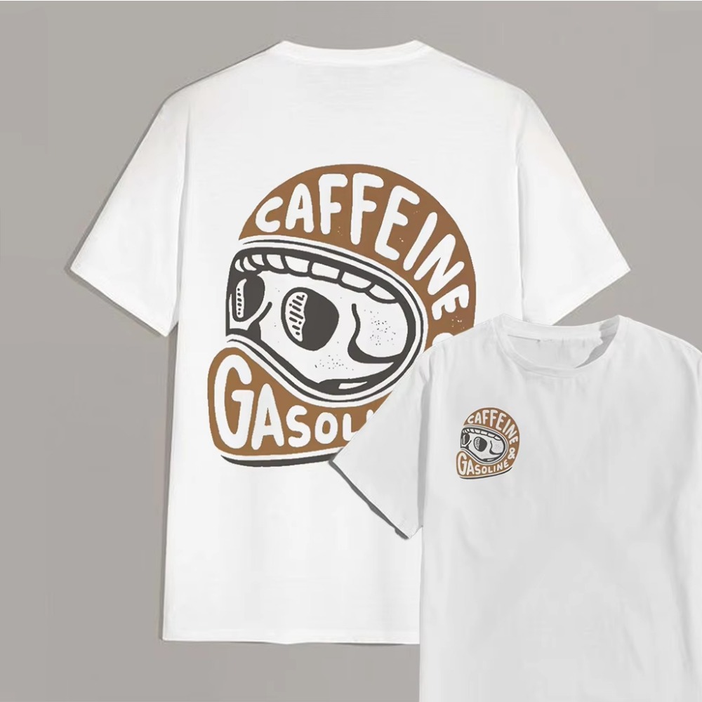 2025 最新のオリジナルパターンプリントコットン Tシャツ - Summer Clothing Men 2025 のレビューと価格