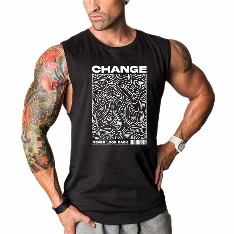 Change Never Look Back プリント ジム - Summer Clothing Looks のレビューと価格
