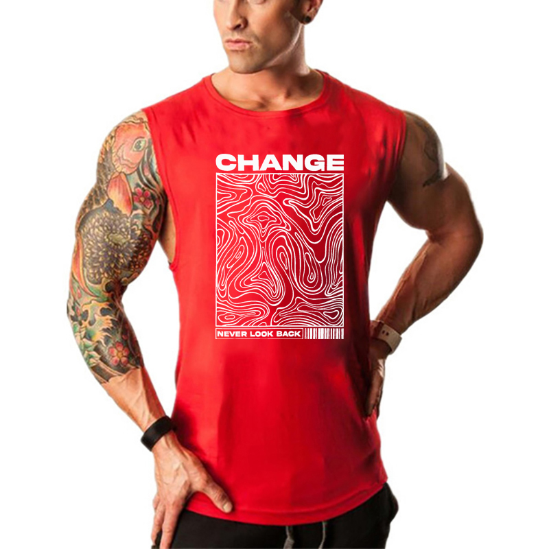 Change Never Look Back プリント ジム - Summer Clothing Looks のレビューと価格