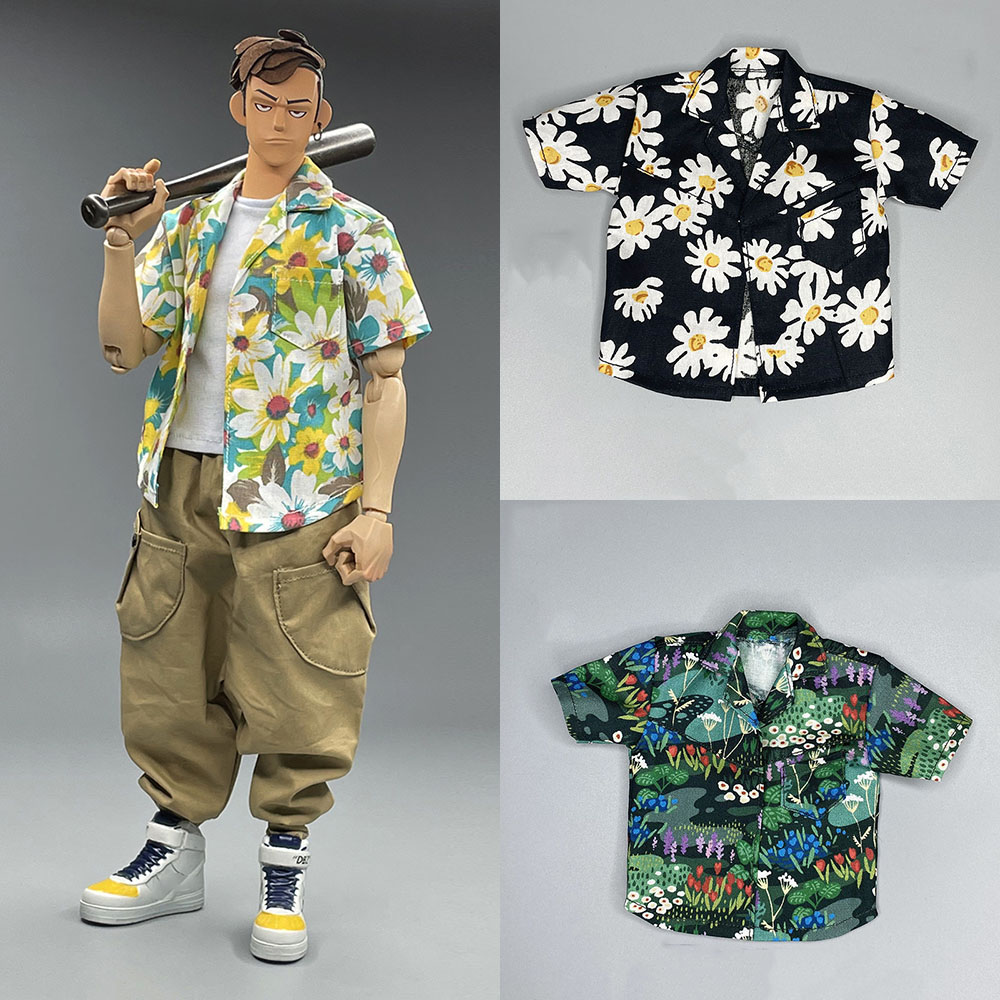 1/6 男性兵士 Tシャツ原宿ハワイアンビーチホリデーシャツ - Beach Shirt Hawaiian のレビューと価格