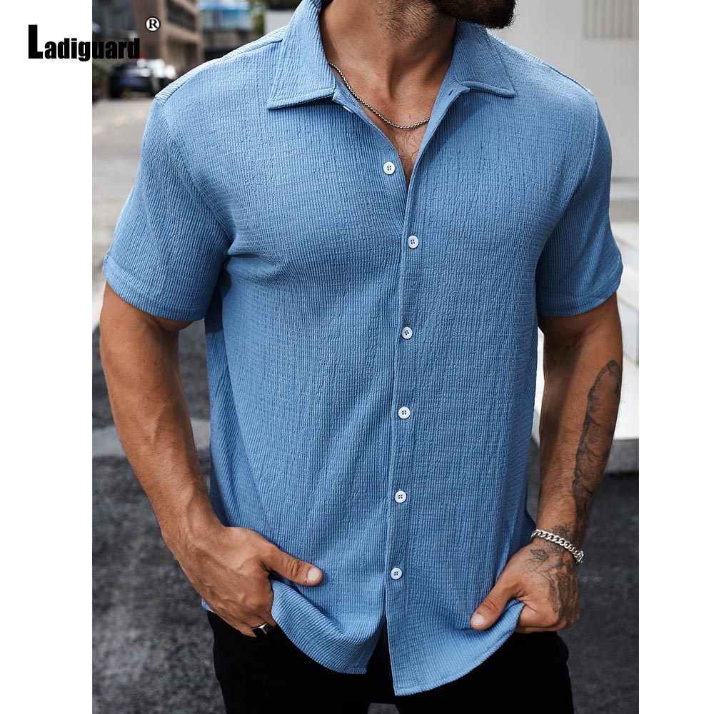 ヨーロッパ 2025 メンズ半袖ファッションベーシックトップ - Summer Clothing Men 2025 のレビューと価格