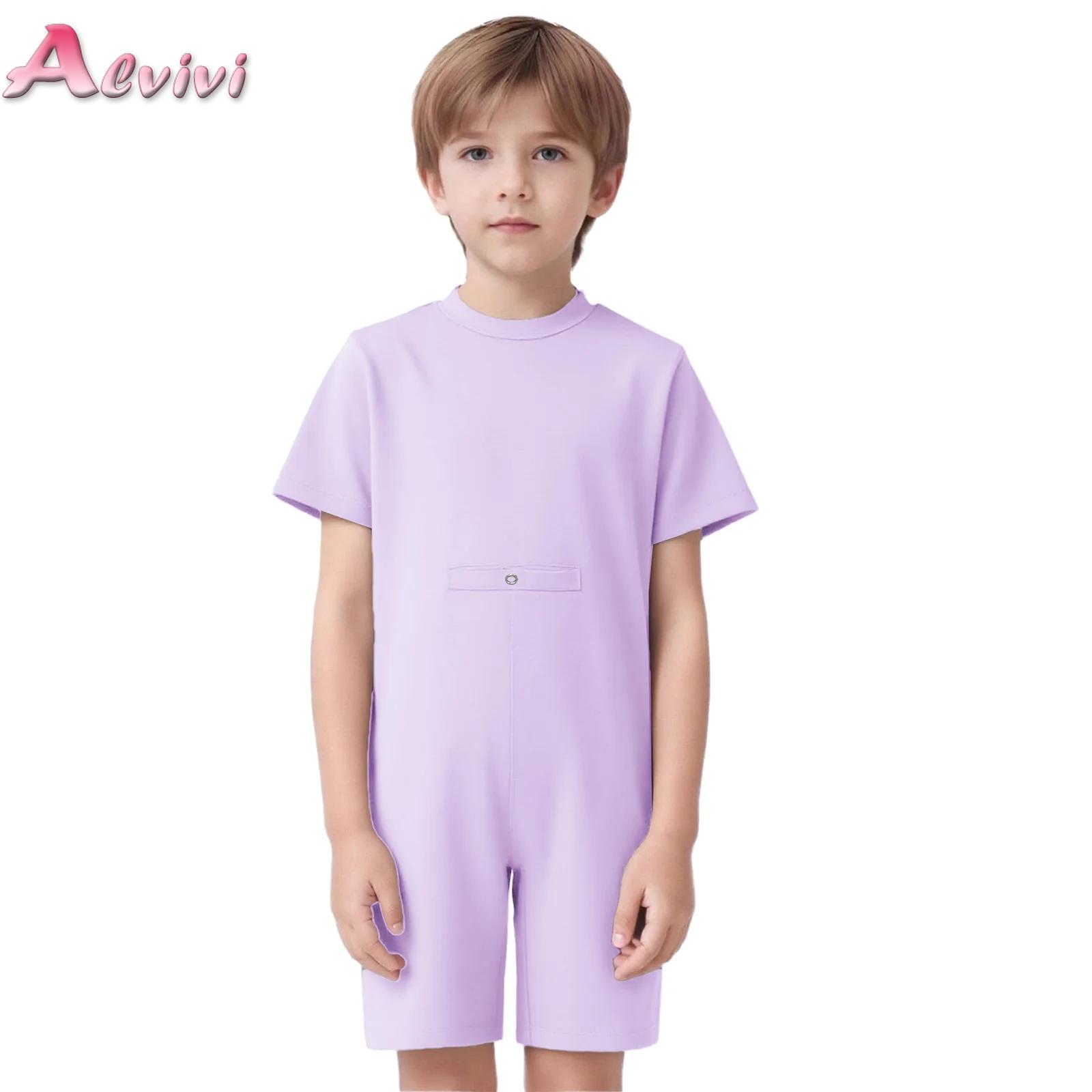 子供用特別支援服、男女兼用、半袖ジャンプスーツ、抗剥離ロンパ - Summer Clothing Needs のレビューと価格